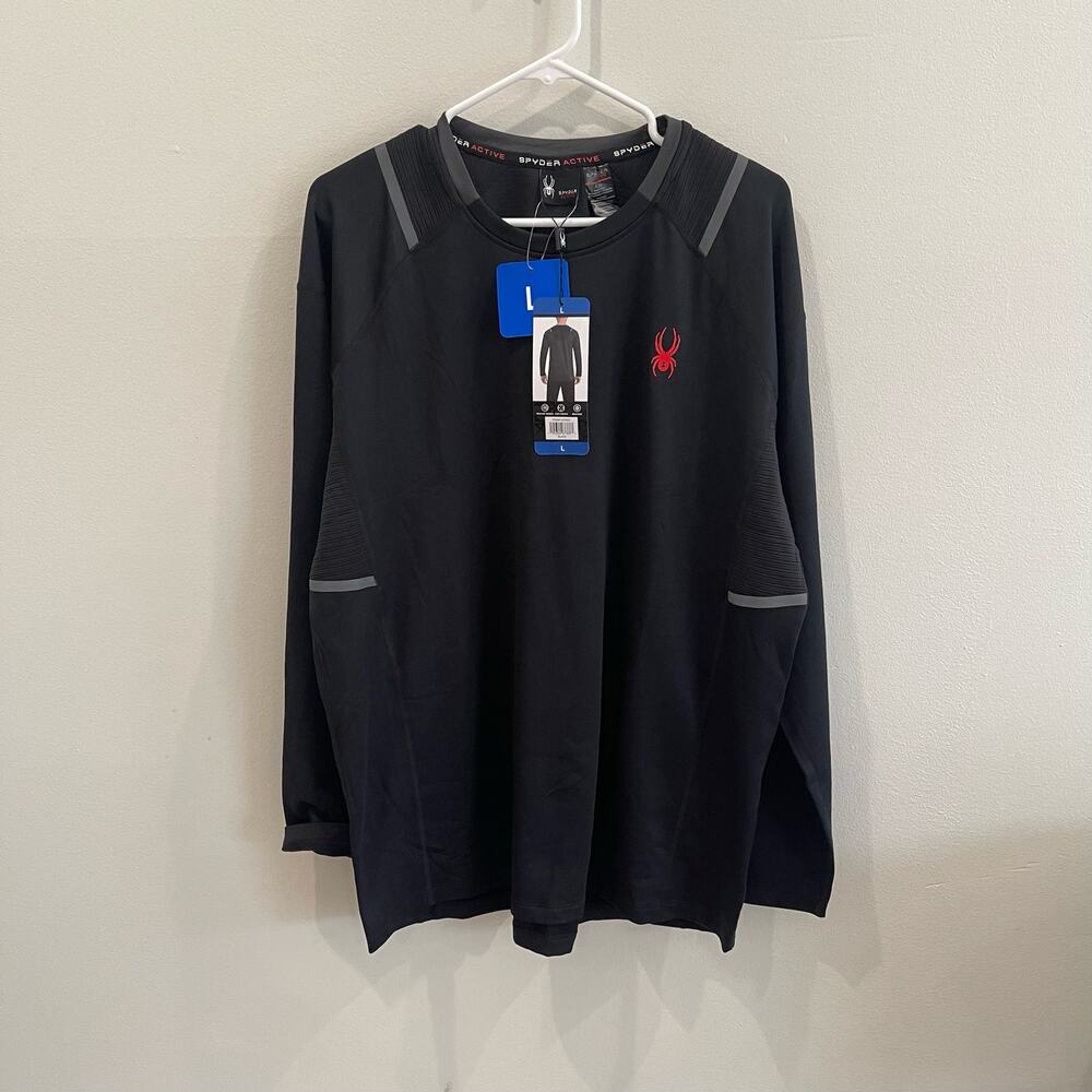 NWT Men's Large Spyder Long Sleeve Activewear Tee